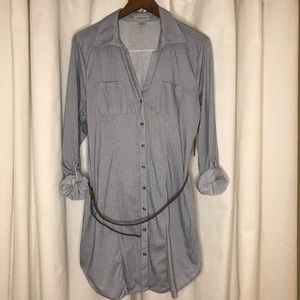 Striped Shirt Dress XL
